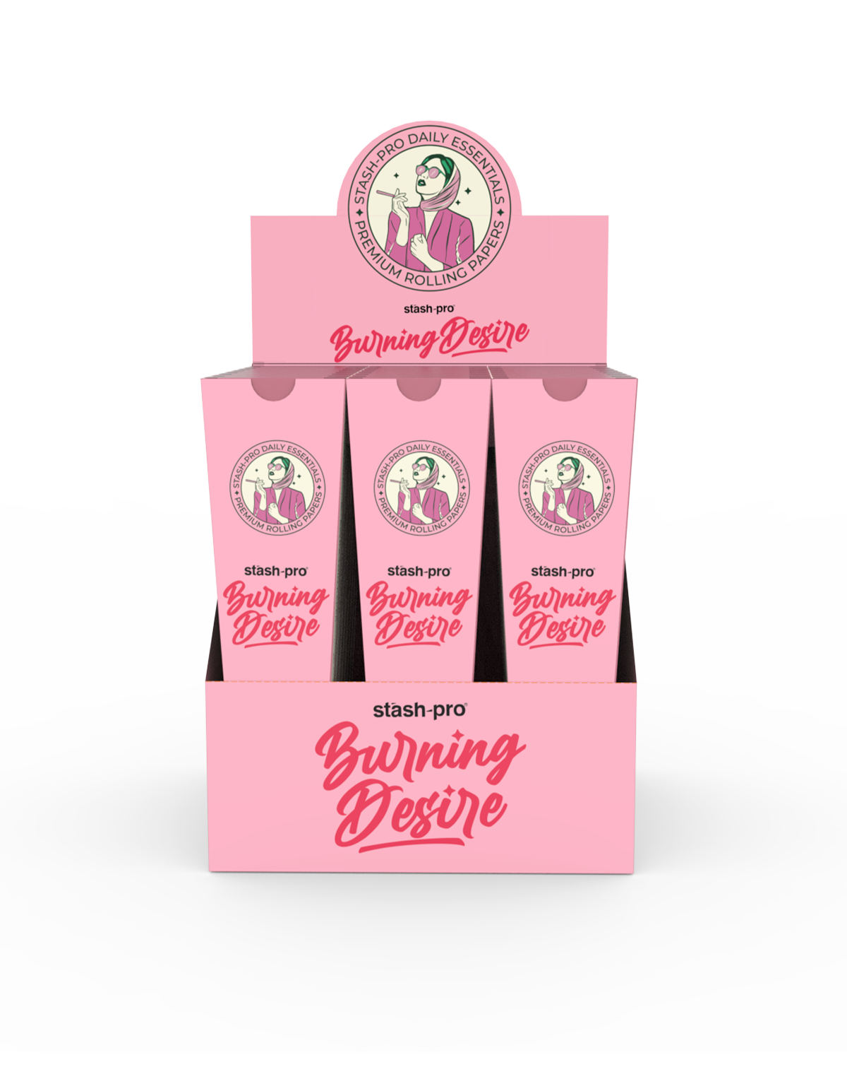 stash-pro Pre-Rolled Cones – Pink | Burning Desire Series | Stash Pro