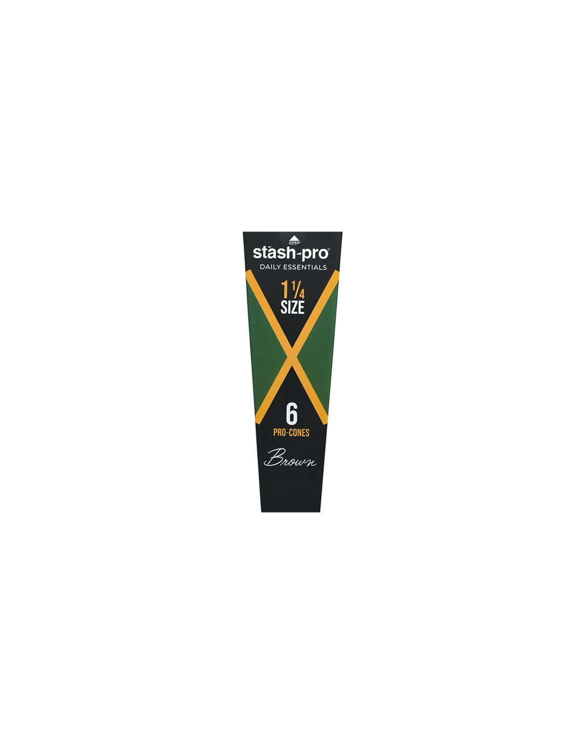 stash-pro brown pre-rolled cones pack of 6