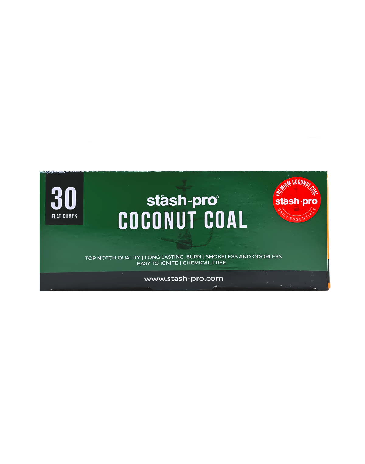 stash-pro coconut coal cube pack product view