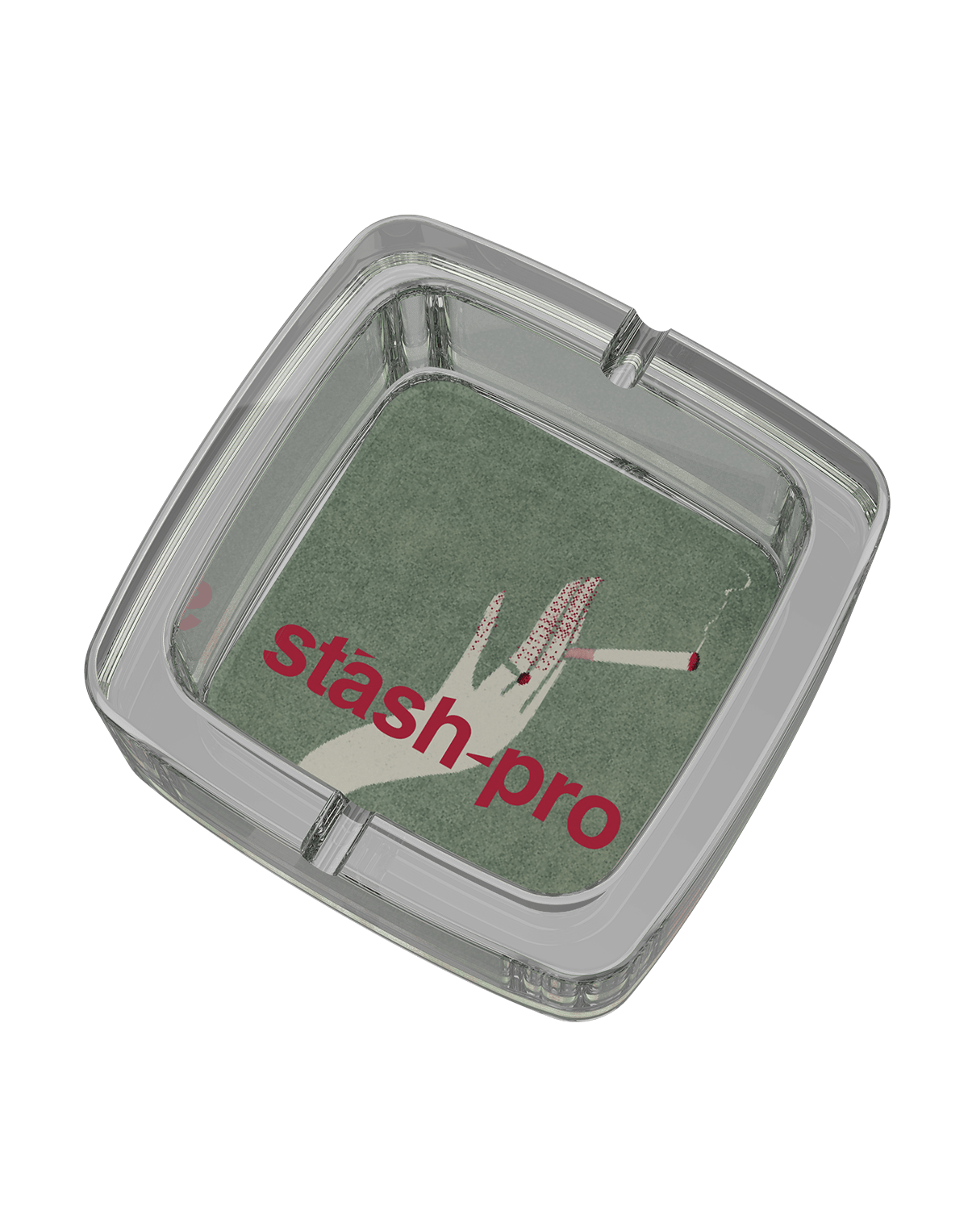 stash-pro Glass Ashtray - Vintage