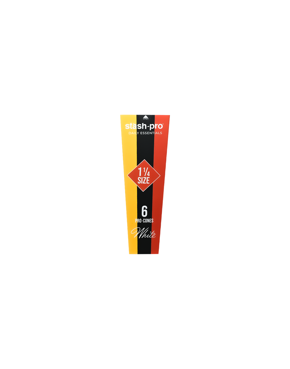 stash-pro White Pre-Rolled Cones - Pack of 6 (84mm)