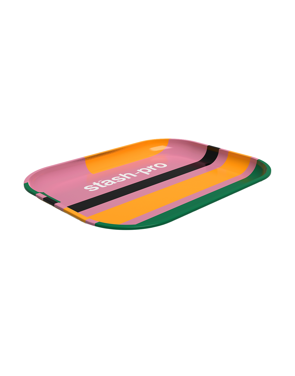 stash-pro Small Rolling Tray - Pink-Black