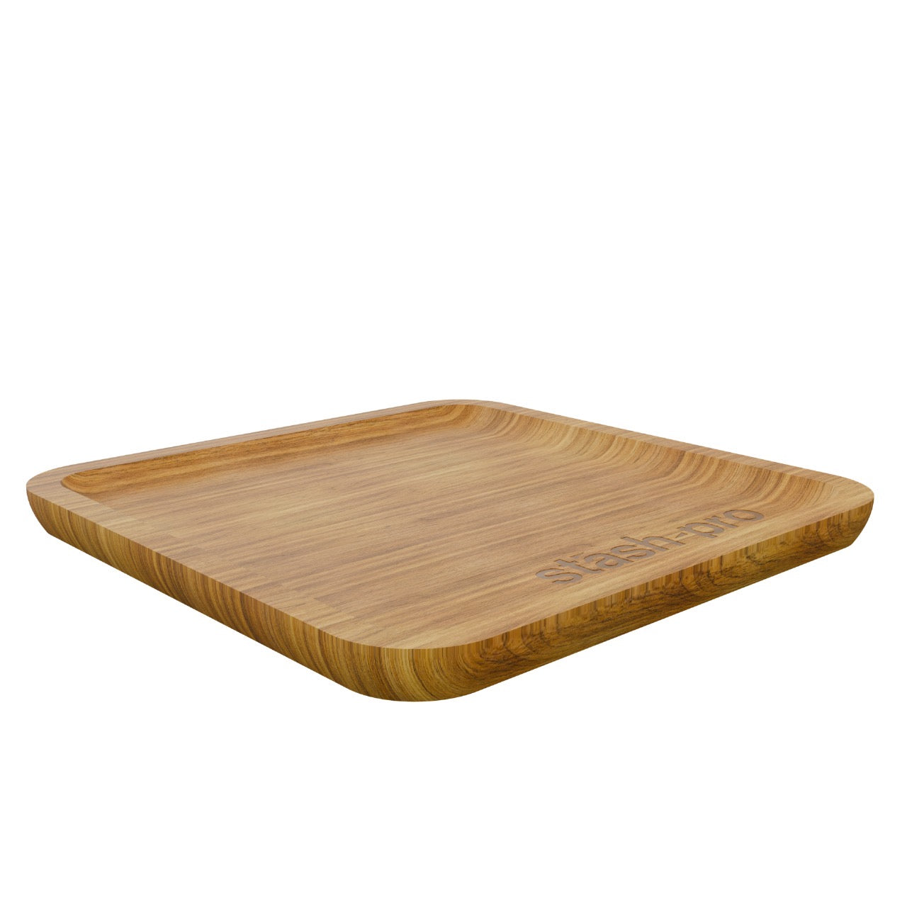 stash-pro Wooden Rolling Tray