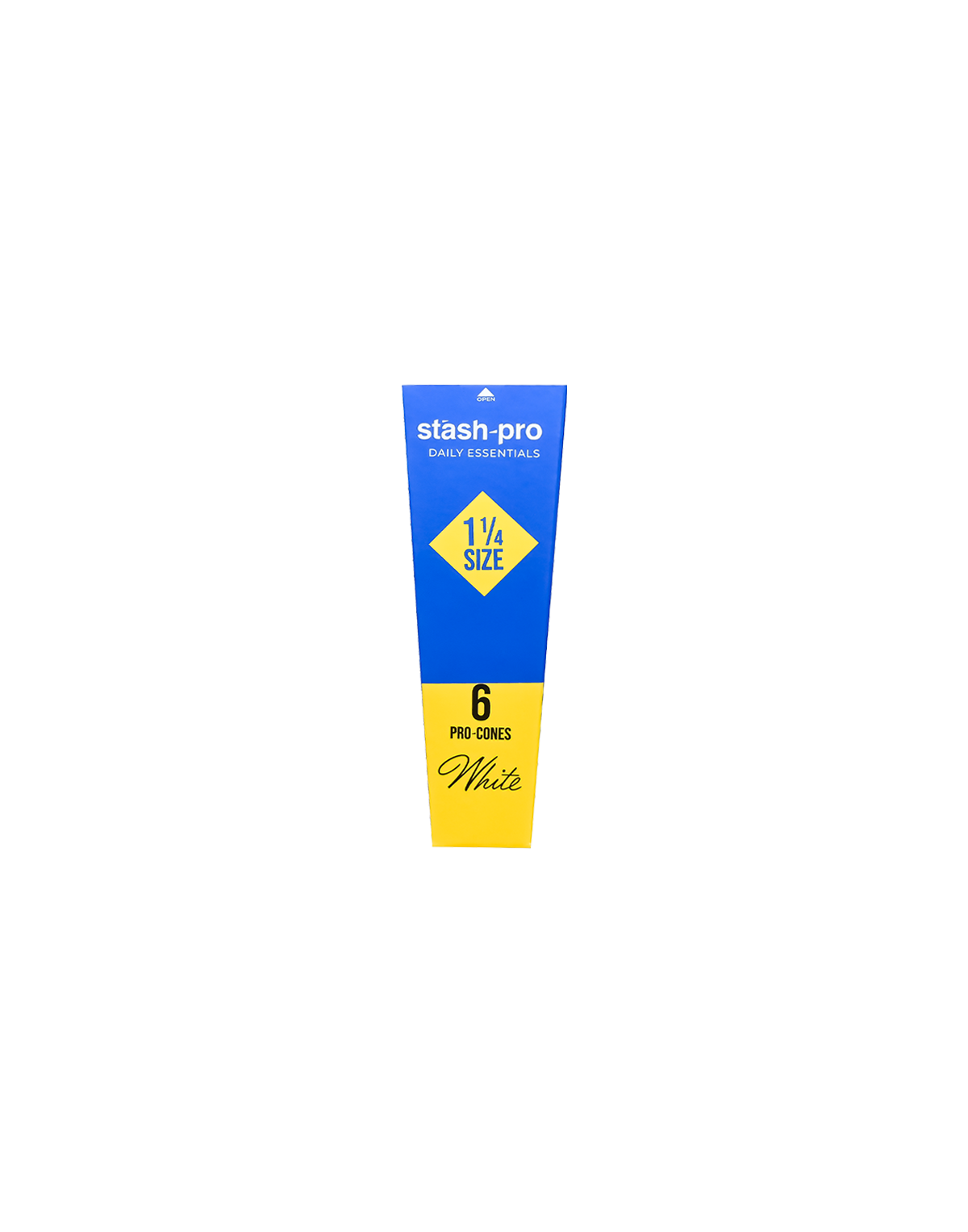 stash-pro White Pre-Rolled Cones - Pack of 6 (84mm)