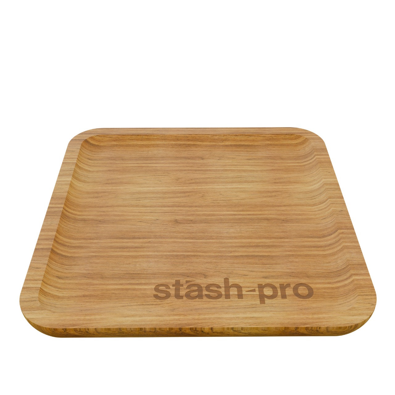 stash-pro Wooden Rolling Tray