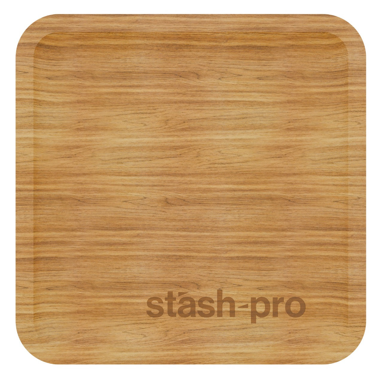stash-pro Wooden Rolling Tray