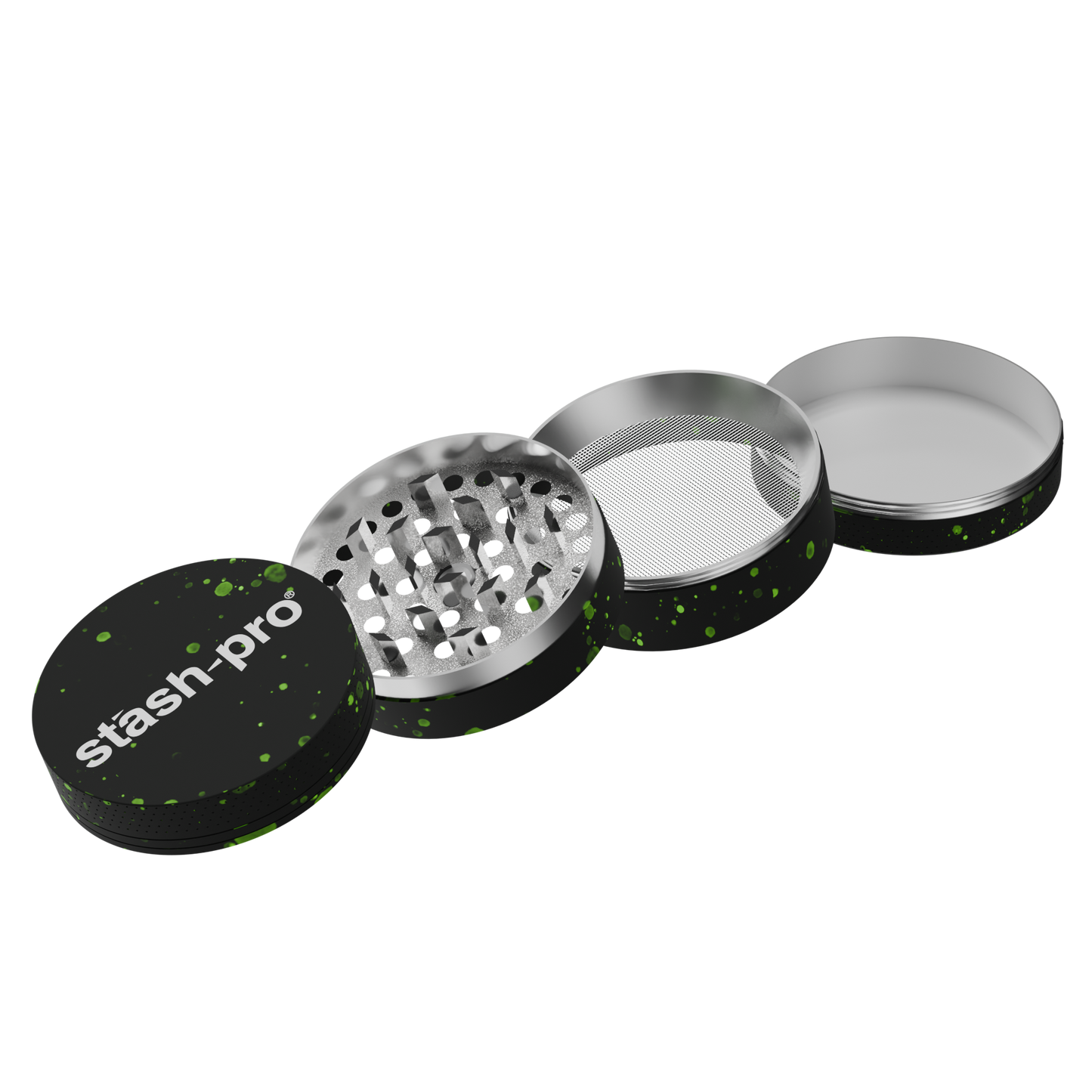 stash-pro Medium Spotty Grinder - Black