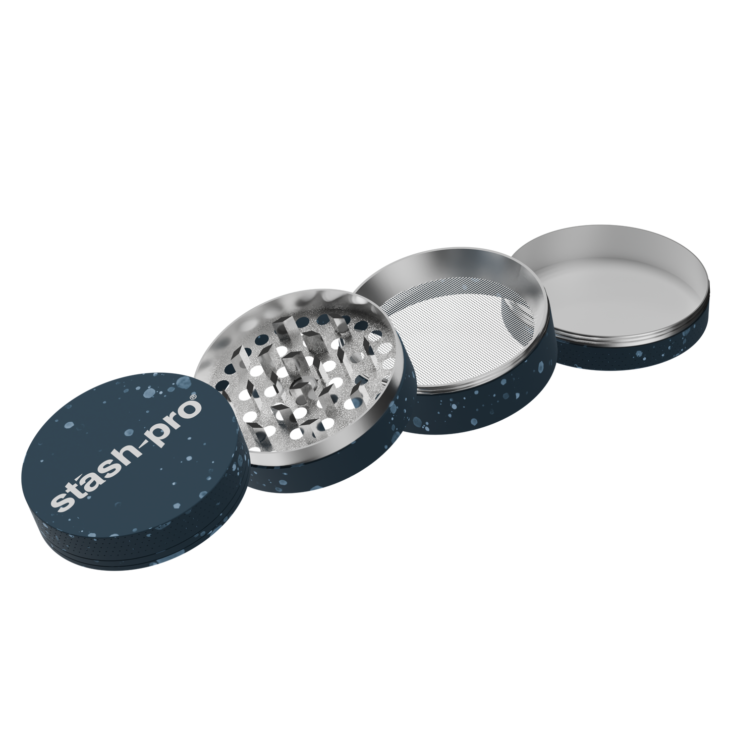 stash-pro Medium spill Grinder - Blue