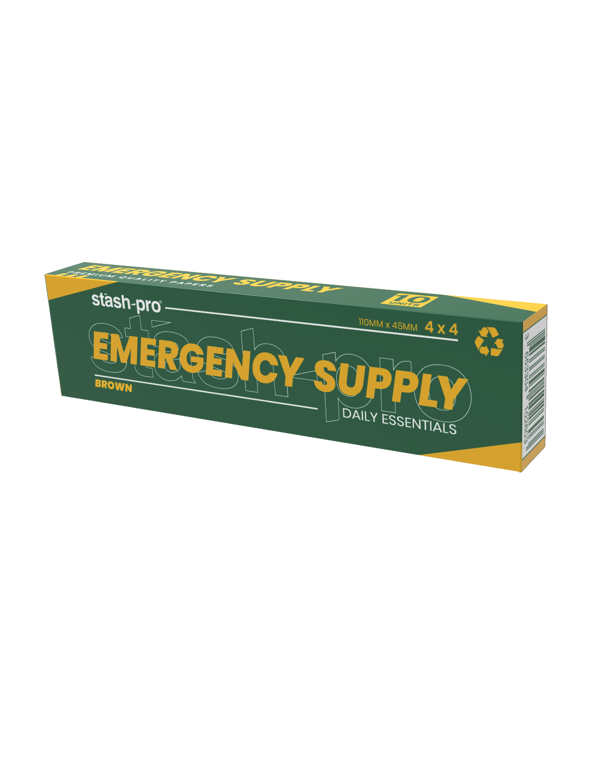 stash-pro Emergency Supply Brown(Pack of 10)