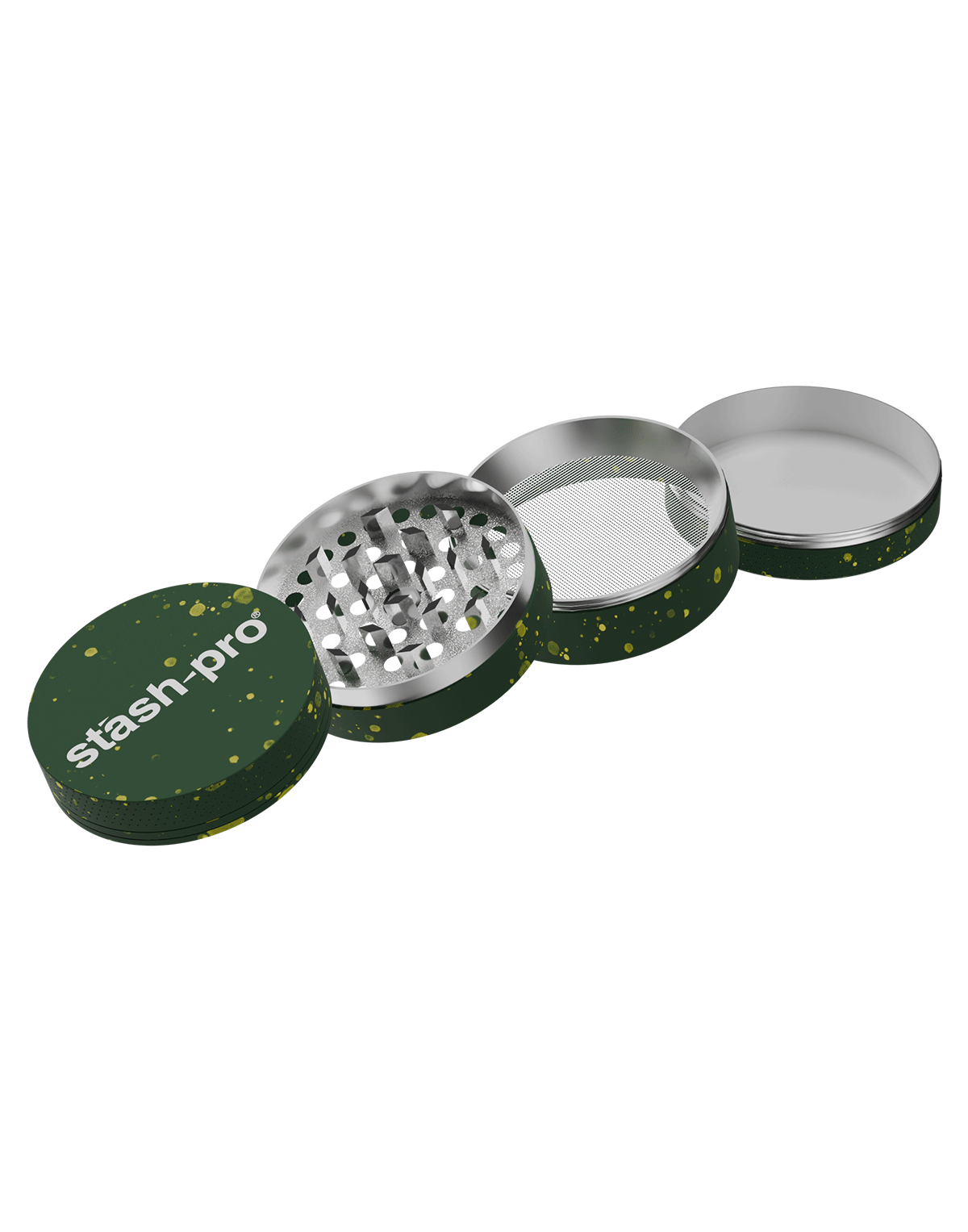 stash-pro Medium spill Grinder - Green