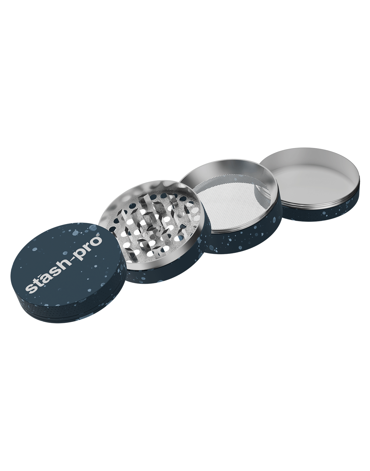 stash-pro Medium spill Grinder - Blue