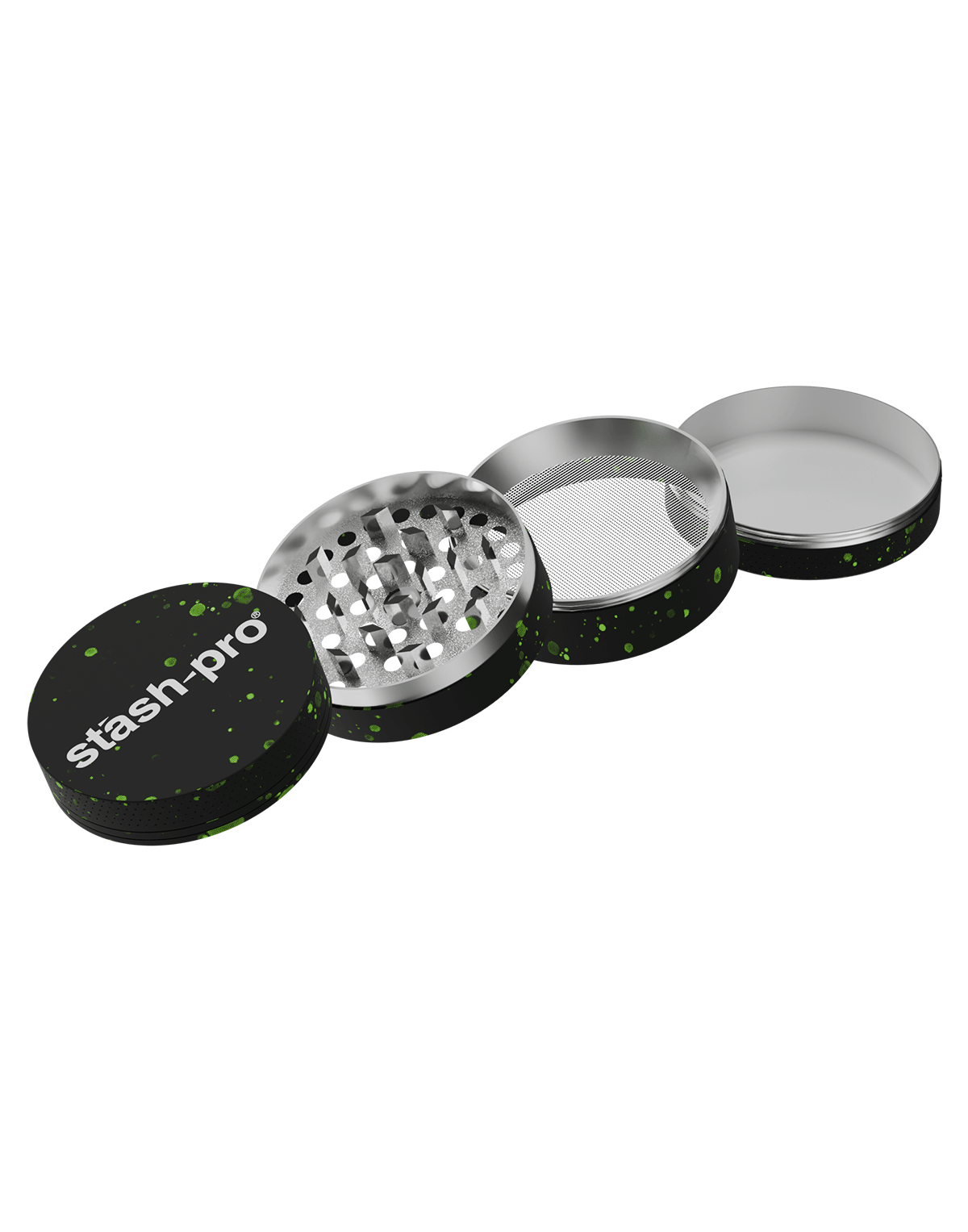 stash-pro Medium Spotty Grinder - Black