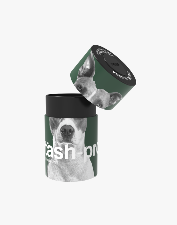 stash-pro Airtight Smell-Proof Storage Jar Dog