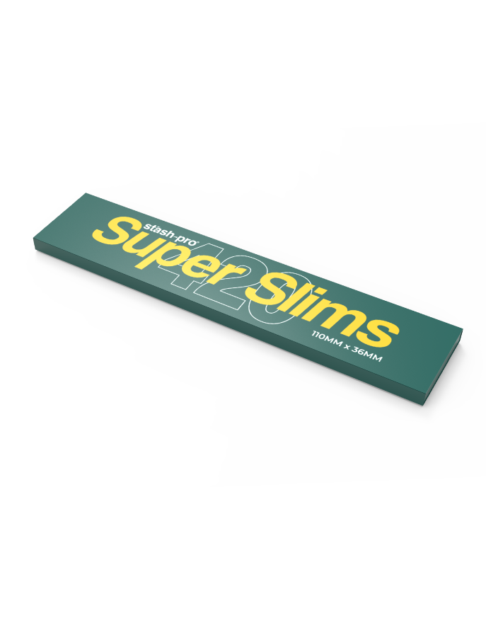 stash-pro Super Slims - Brown Rolling Papers