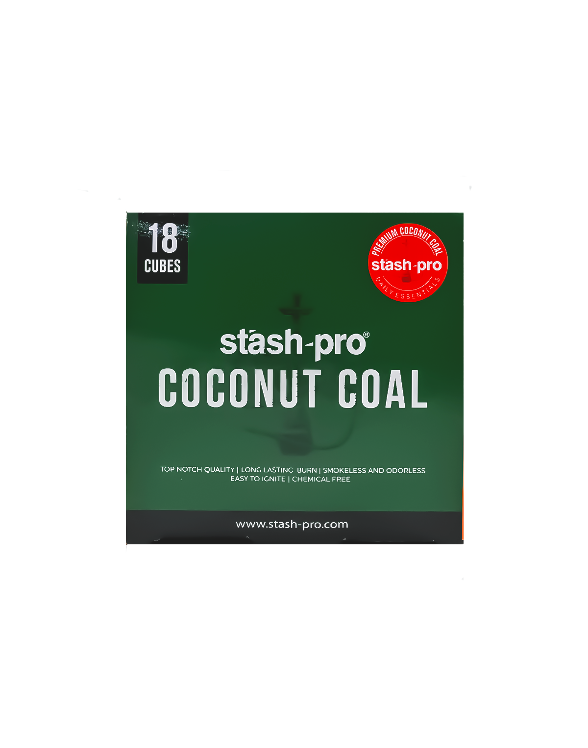 stash-pro Coconut Coal - 18 Cubes