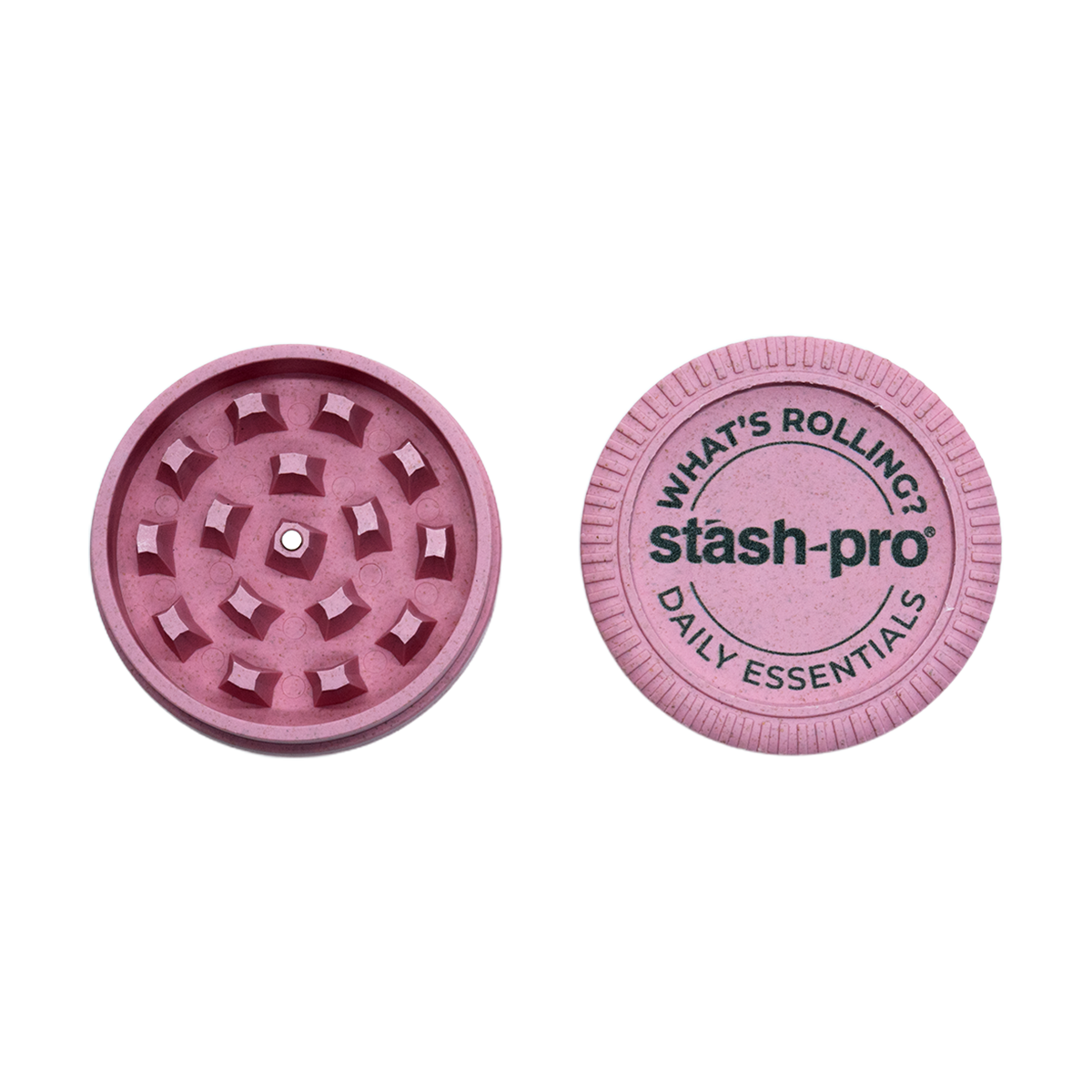 stash-pro Biodegradable Grinder – Pink