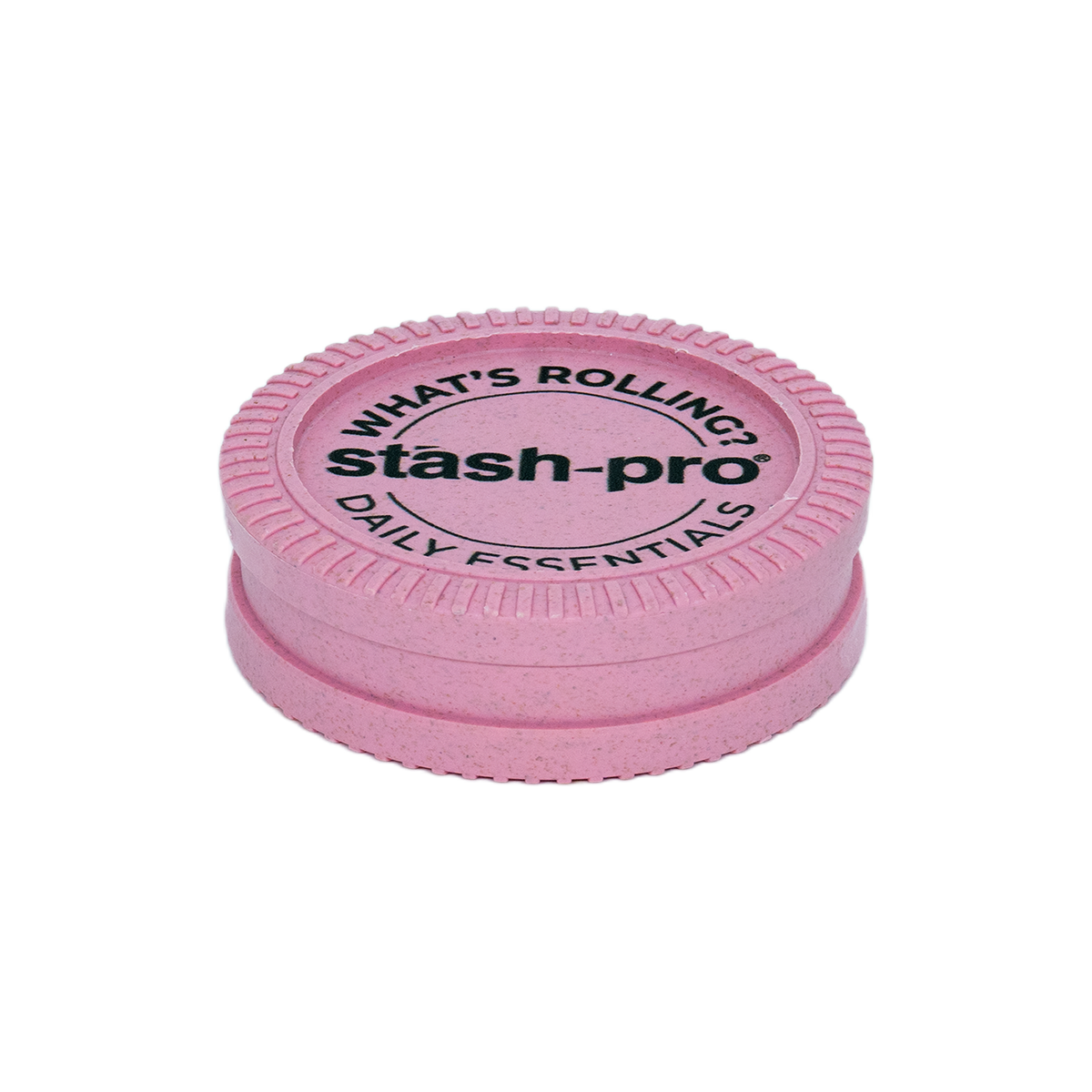 stash-pro biodegradable grinder pink