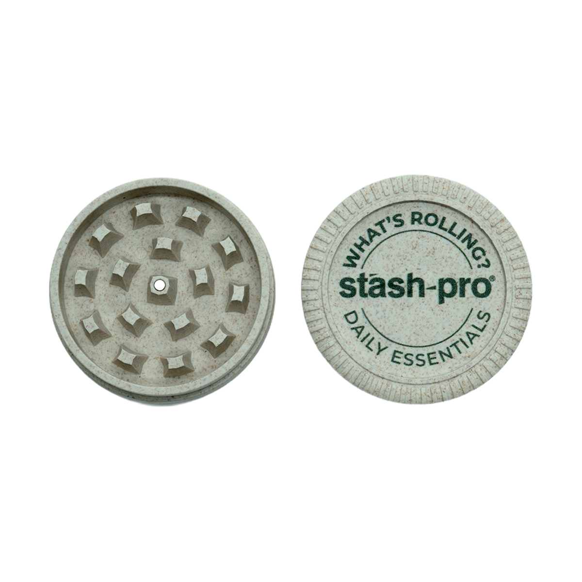 stash-pro Biodegradable Grinder – White