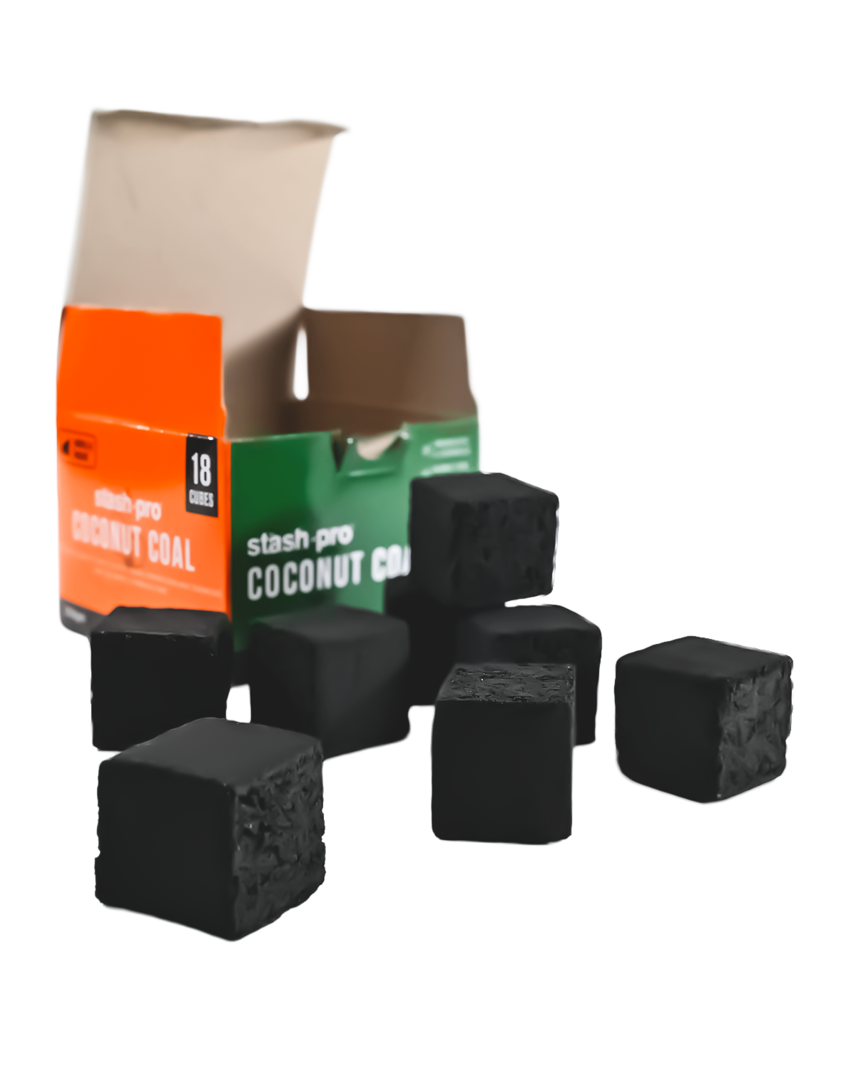 stash-pro Coconut Coal 18 Cubes