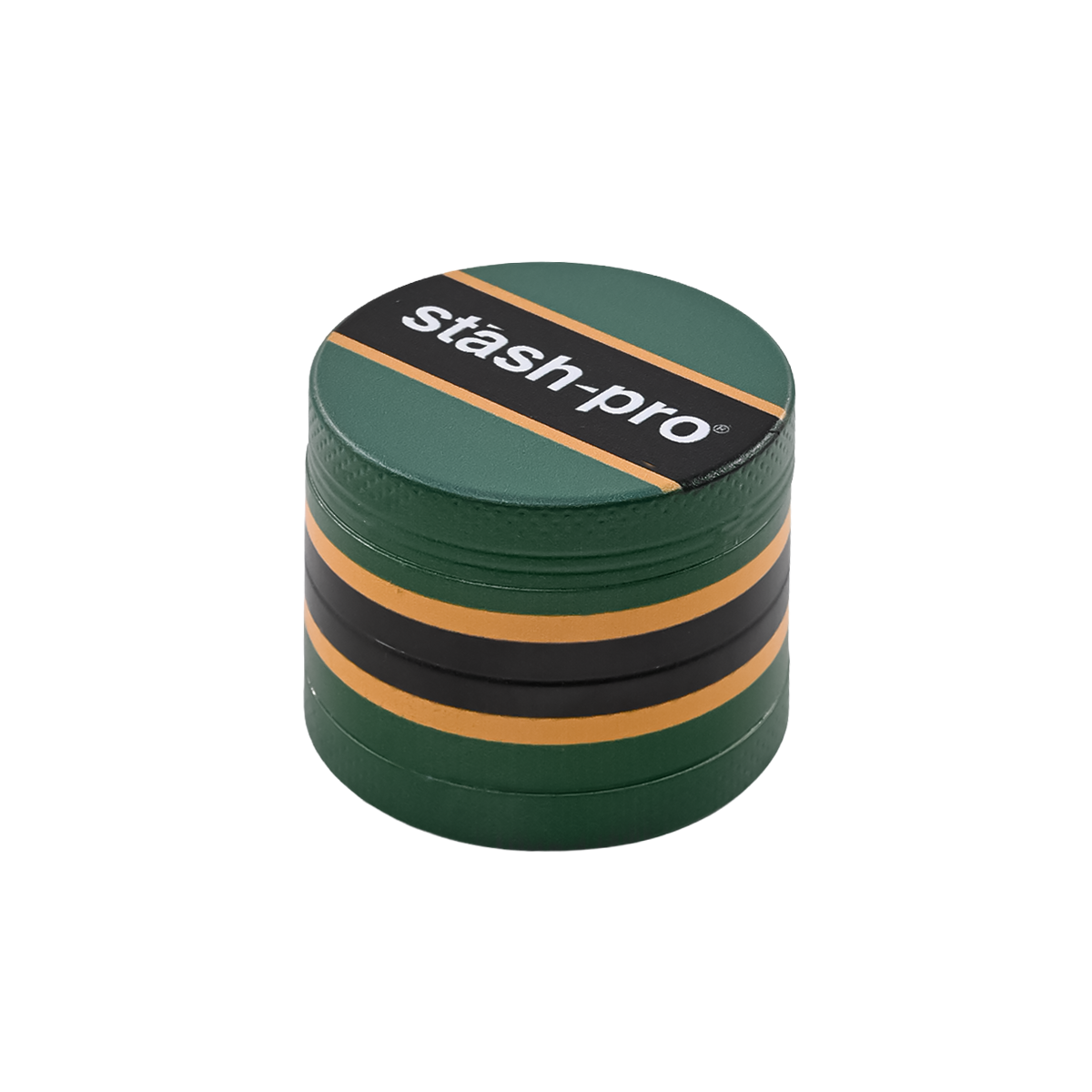 stash-pro zinc grinder medium green stripe design