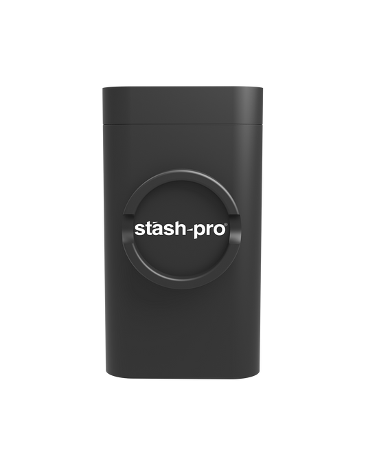 stash-pro Portable Herb Grinder + Storage Jar – All-in-One Travel Essential