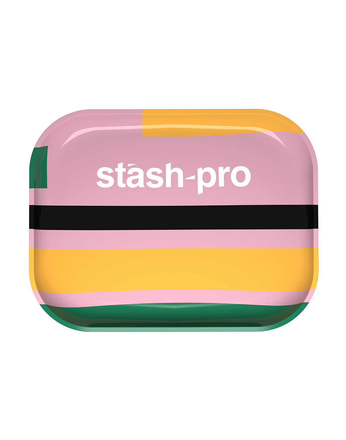 stash-pro Small Rolling Tray - Pink-Black