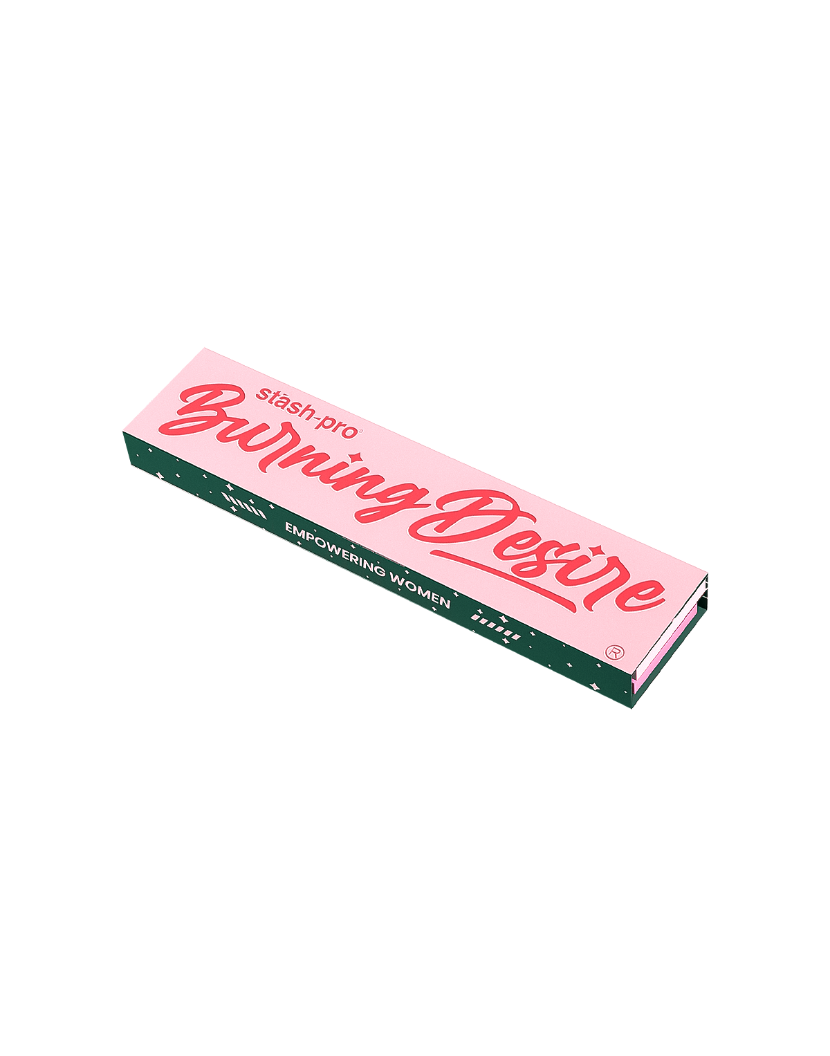 stash-pro Burning Desire Ripper Tipper Pink Rolling Papers with Filter Tips