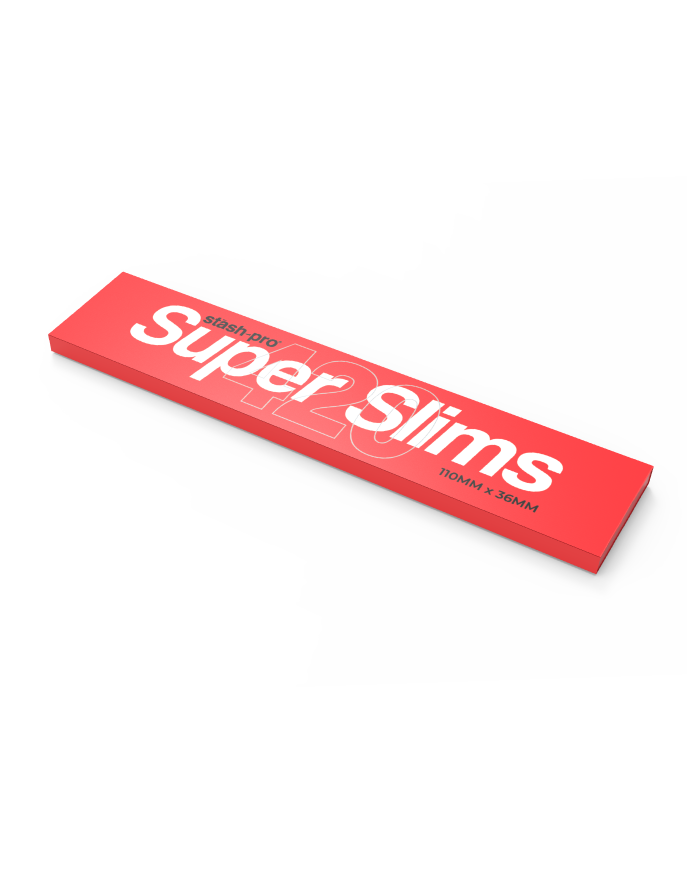 stash-pro Super Slims - White Rolling Papers