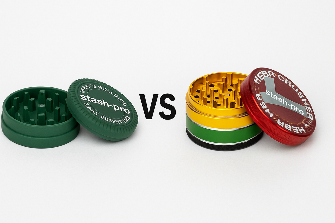 Aluminum vs Biodegradable Plastic Grinders: Complete Material Guide
