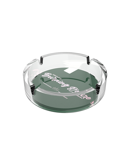 stash-pro glass ashtray Burning Desire Green design