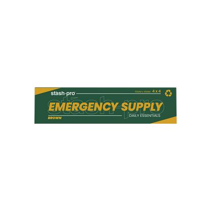 stash-pro Emergency Supply Brown(Pack of 10)