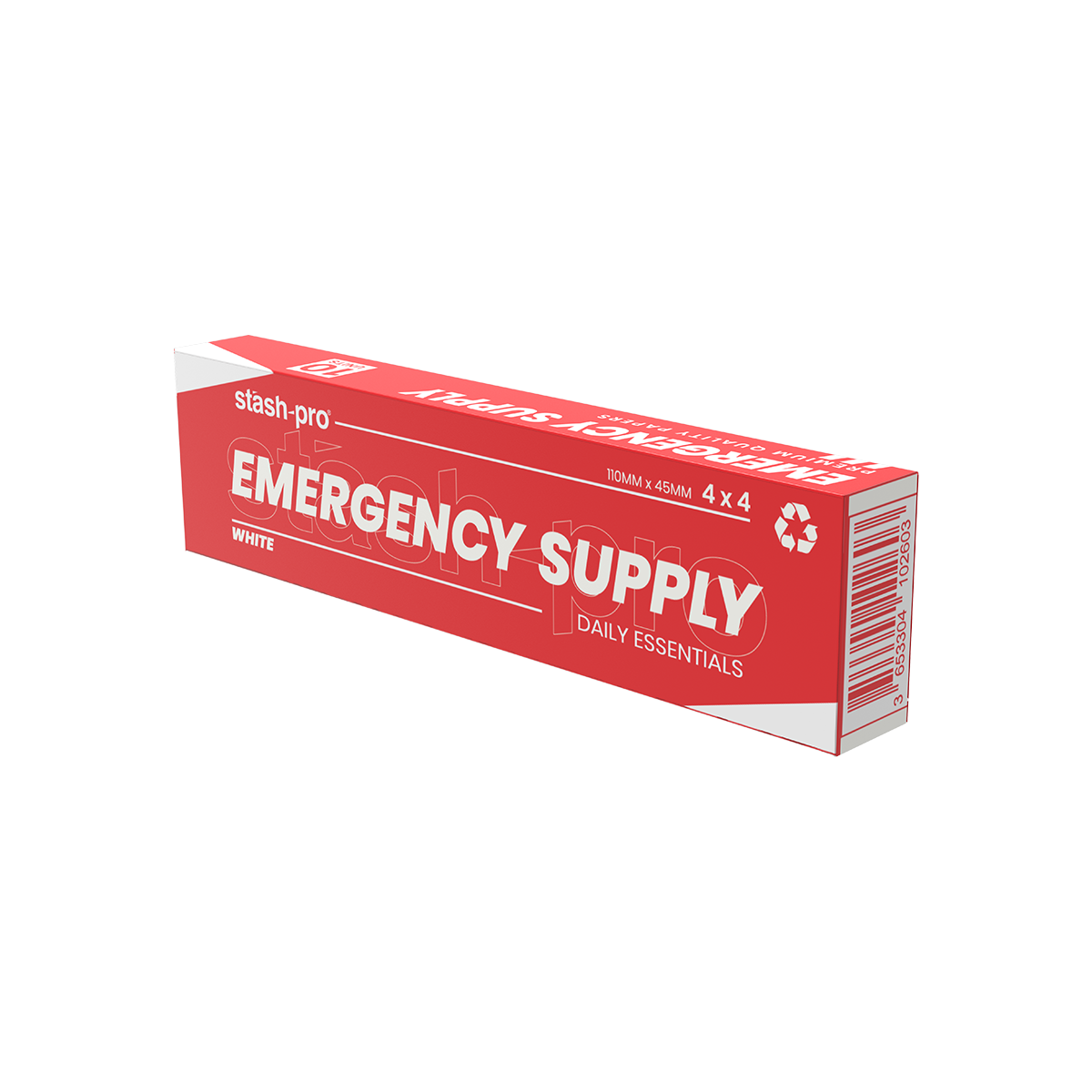 stash-pro Emergency Supply - White Rolling Papers (Pack of 10)
