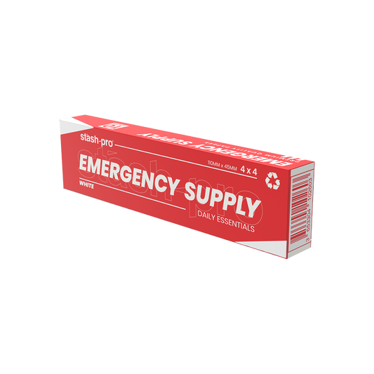 stash-pro Emergency Supply - White Rolling Papers (Pack of 10)