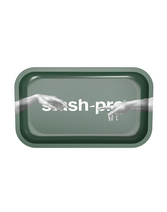 stash-pro Medium Rolling Tray -  Green