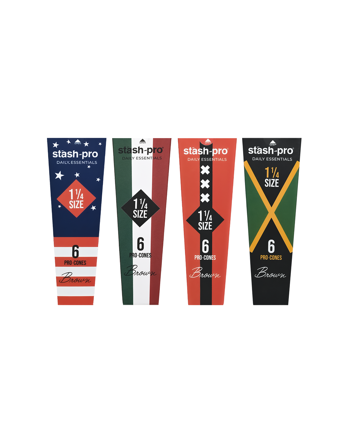 Stash Pro Brown 6 Cones 84 MM