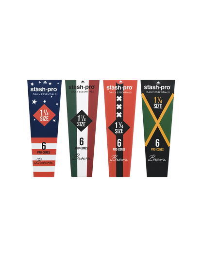 Stash Pro Brown 6 Cones 84 MM