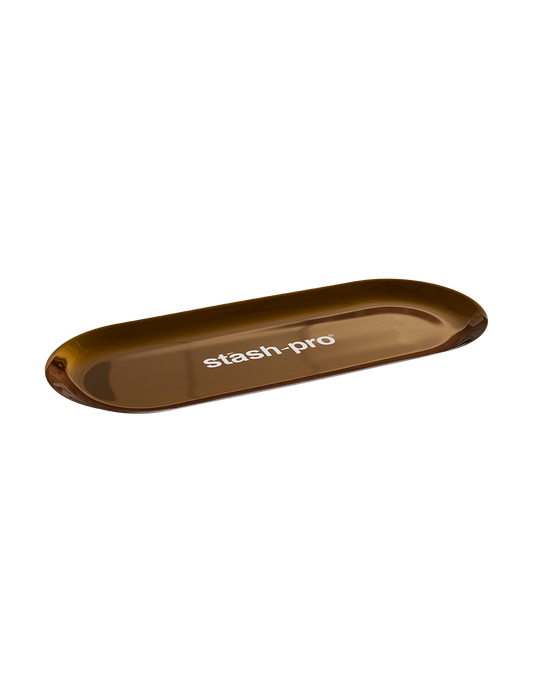 stash-pro Oval Metal Tray - Bronze