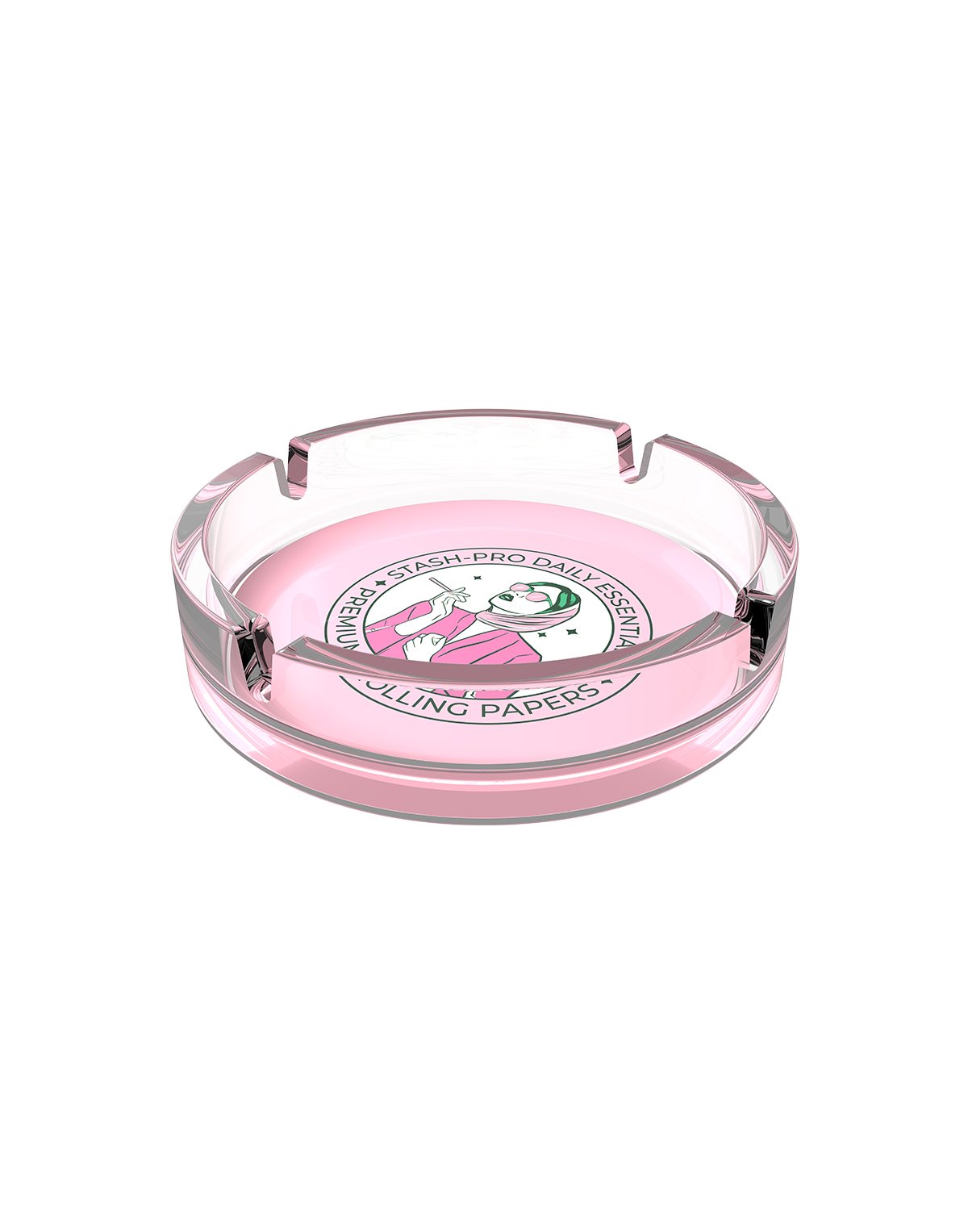 stash-pro glass ashtray Burning Desire Series design