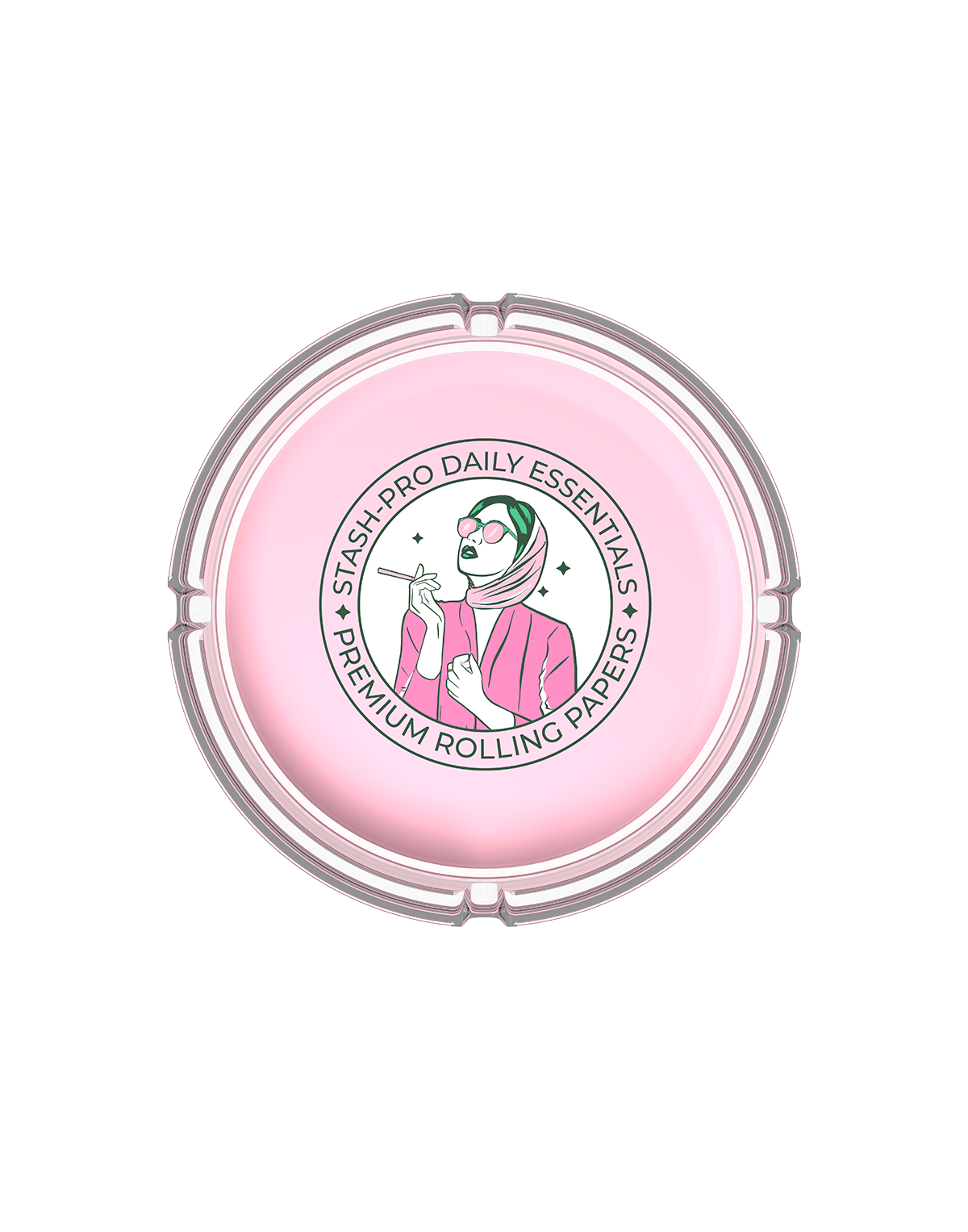 stash-pro Glass AshTray - Burning Desire Series