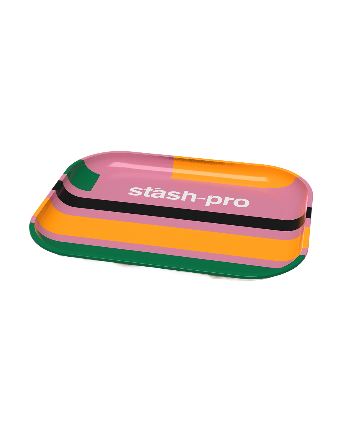 stash-pro Small Rolling Tray - Pink-Black