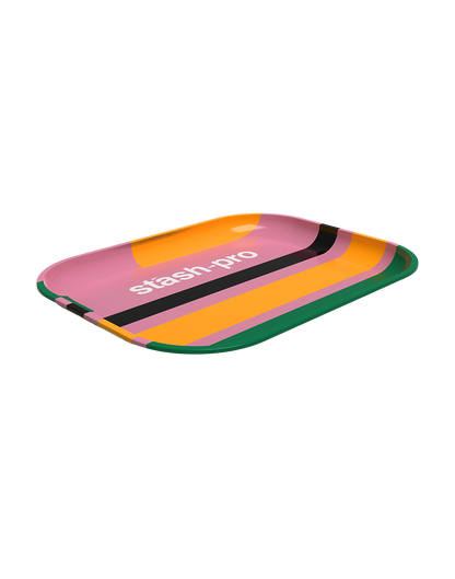 stash-pro Small Rolling Tray - Pink-Black