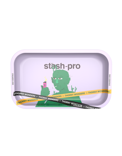 stash-pro Medium Rolling Tray Thorny Wonders