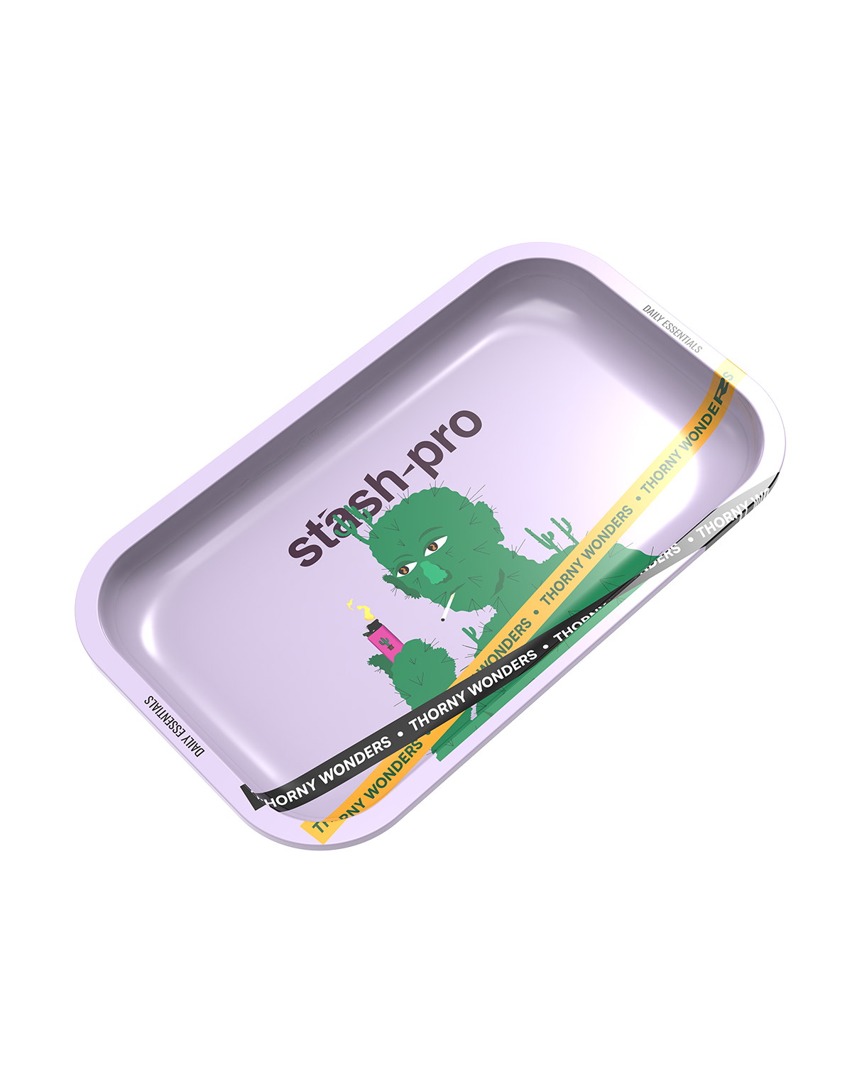 stash-pro Medium Rolling Tray Thorny Wonders