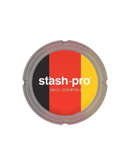 stash-pro glass ashtray Germany design side view
