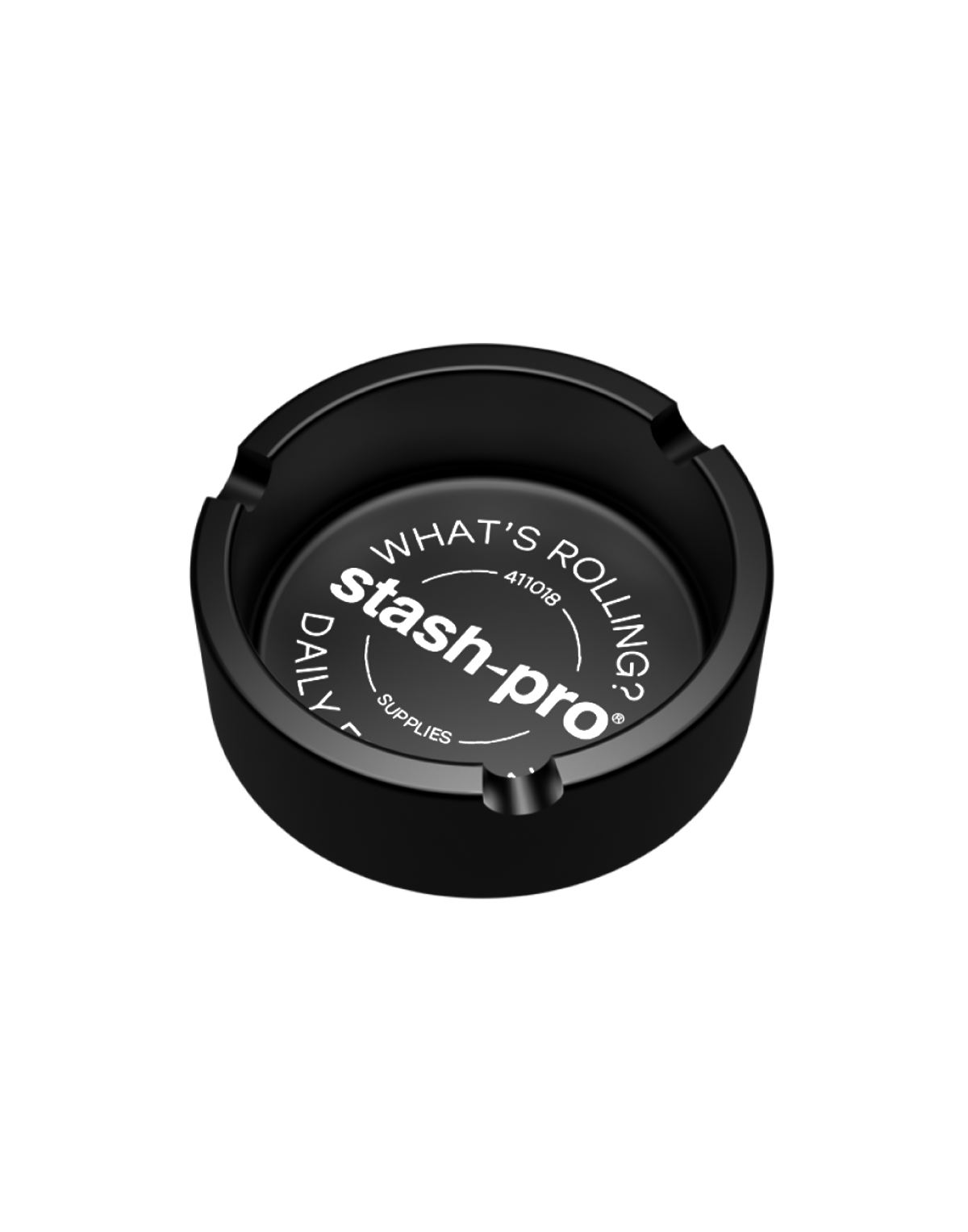 stash-pro Aluminium Ashtray - Black