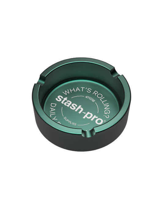 stash-pro Aluminium Ashtray - Green
