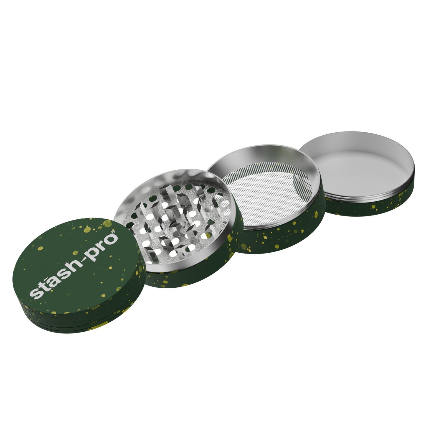 stash-pro Medium spill Grinder - Green