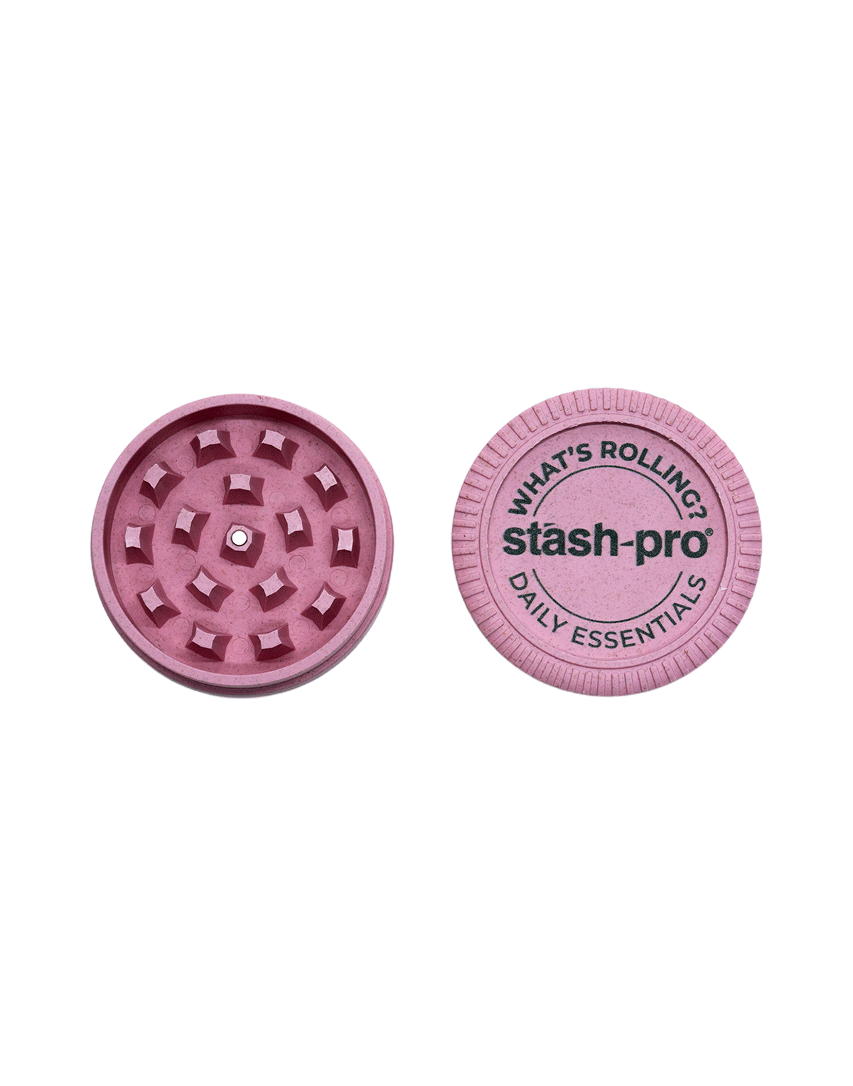 stash-pro Biodegradable Grinder – Pink