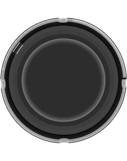 stash-pro Frosted Glass AshTray - Black
