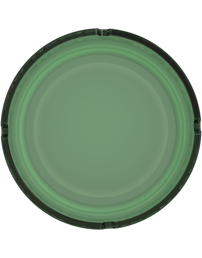 stash-pro Frosted Glass AshTray - Green